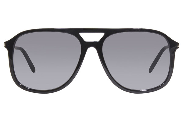 Saint Laurent Square Frame Sunglasses in Gray for Men