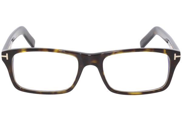 Tom Ford TF5663-B 052 Eyeglasses Men's Shiny Dark Havana Full Rim Optical  Frame 