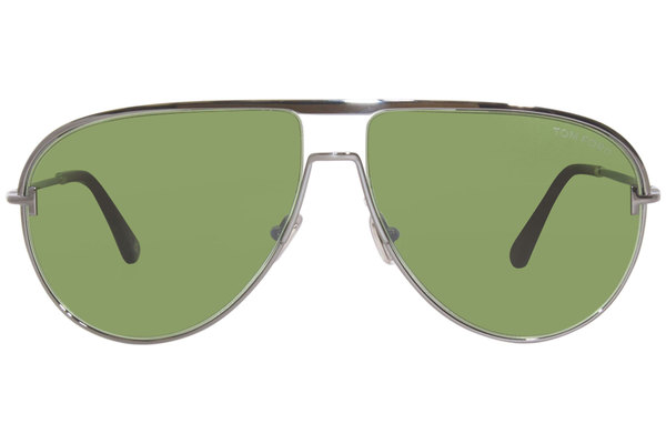 Tom Ford Theo TF924 12N Sunglasses Men's Grey/Green Pilot 60-13-145 |  