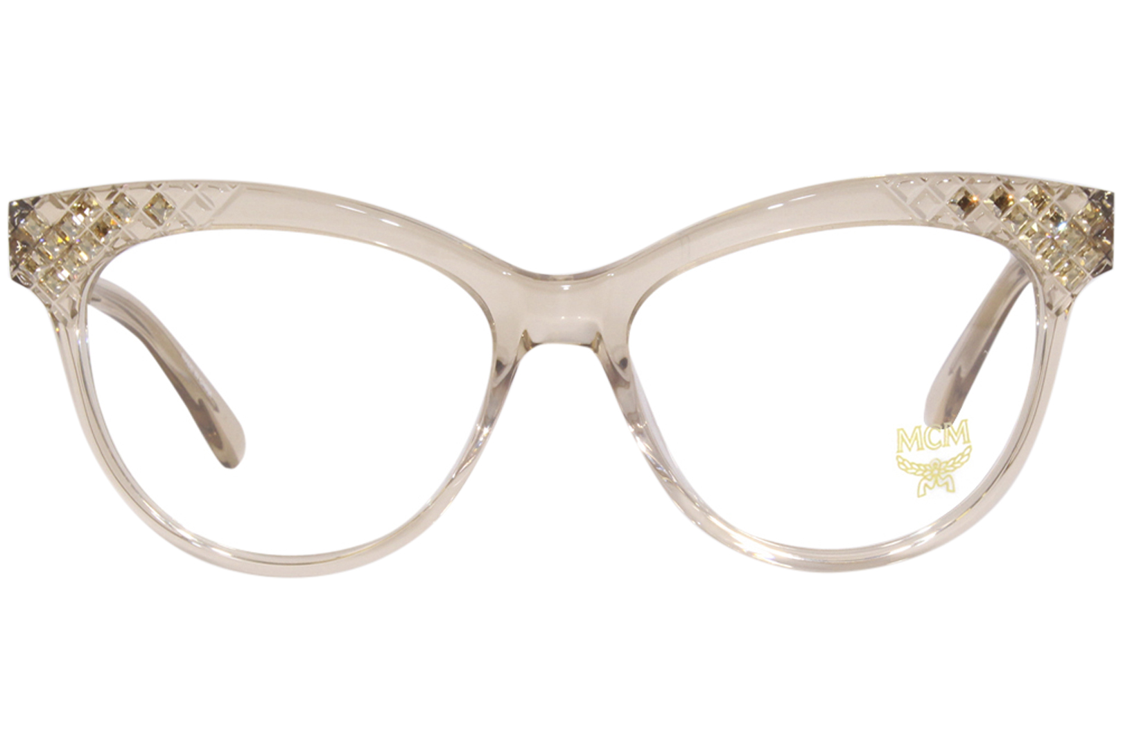 MCM MCM2643R 237 Eyeglasses Women's Champagne Full Rim Cat Eye 56-16 ...