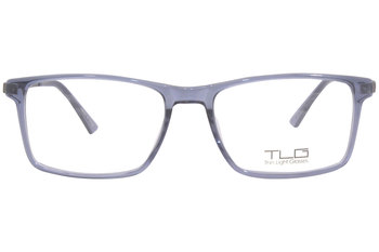 TLG NU017 C01 Designer shops Gunmetal Titanium Eyeglasses Frame w/ Case 53-17-145