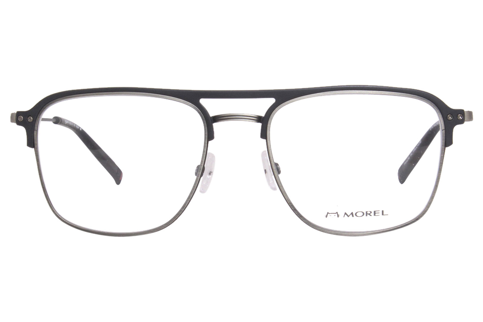 Morel Eyeglasses Frame Men's 1880 60084M NG04 Black 54-19-145 ...