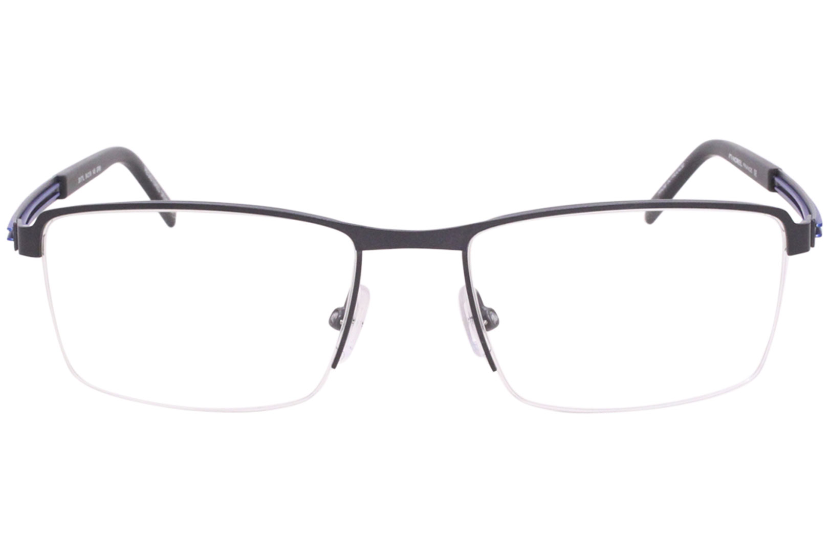 Morel Lightec Eyeglasses 30171L NG04 Black/Blue 54-18-145mm | EyeSpecs.com