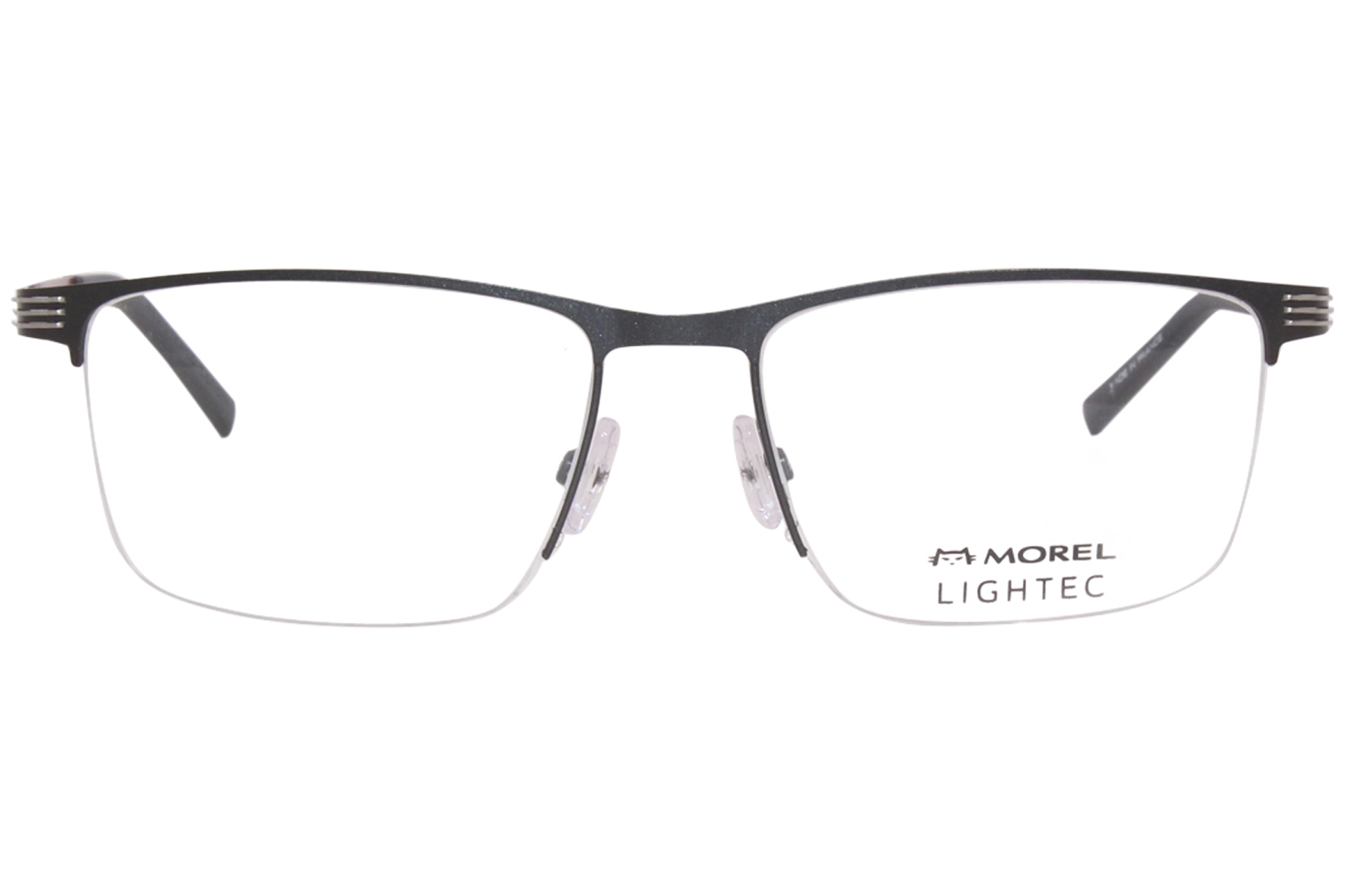 Morel Lightec 30304l Gr18 Eyeglasses Mens Blackred Semi Rim 54 17 145 4305