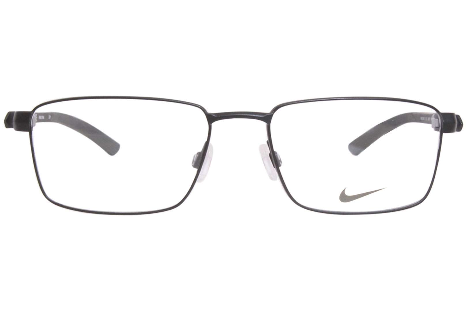 Nike 8140 001 Eyeglasses Men's Satin Black/Anthracite Full Rim 54-17 ...