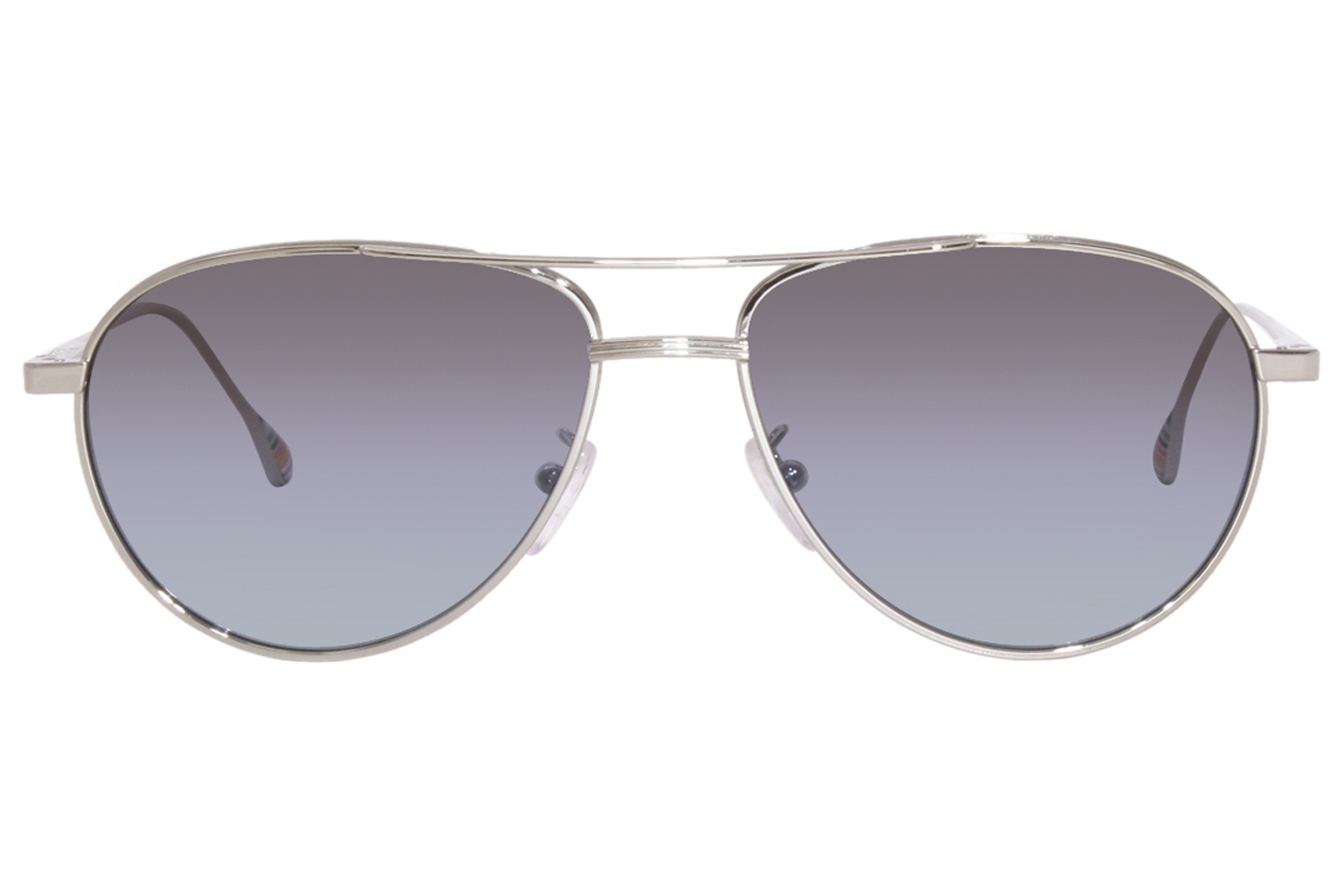 Paul Smith Felix PSSN078-03 Sunglasses Shiny Silver/Grey Gradient Pilot ...