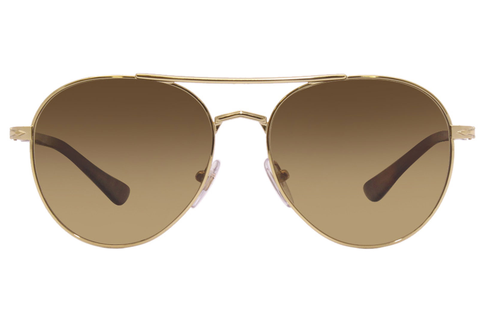Persol Sunglasses Men's 2477-S 1103/M2 Gold/Brown Polarized Gradient 57 ...