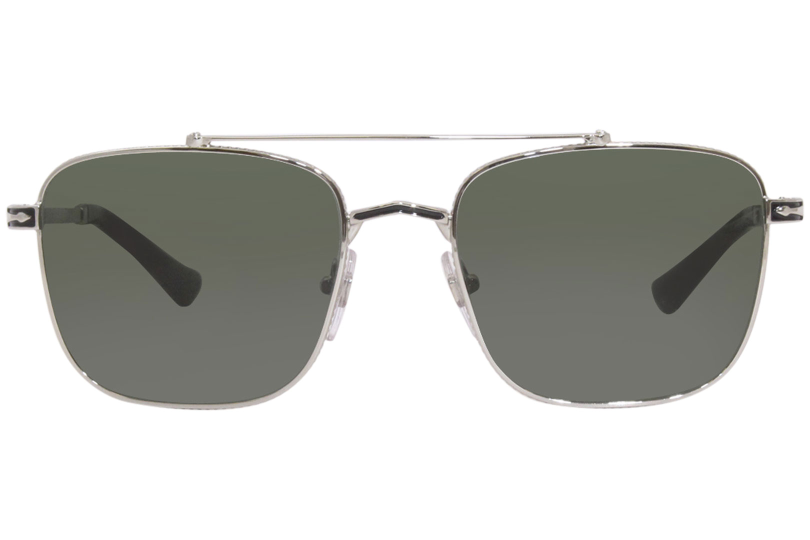 Persol Sunglasses Men's 2487-S 1113/31 Silver-Black 55-19-145 ...