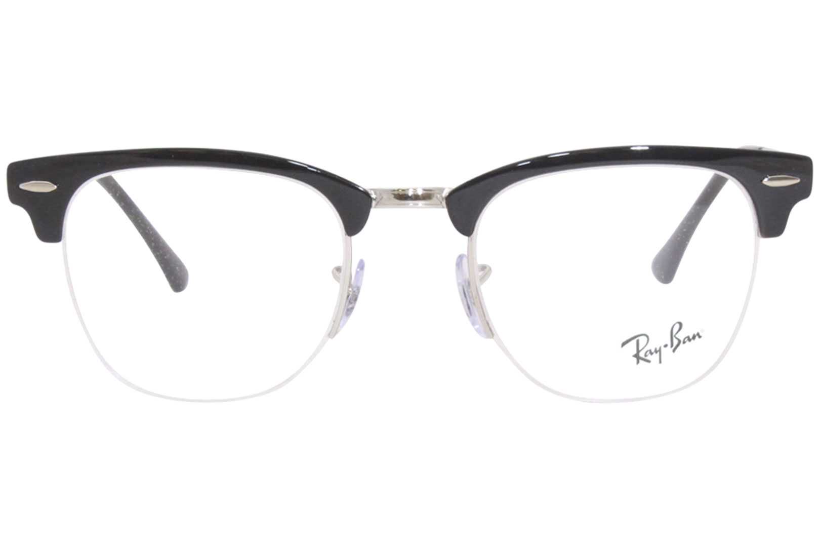 Ray Ban Eyeglasses Frame Clubmaster-Metal RB3716-V-M 2861 Black on ...