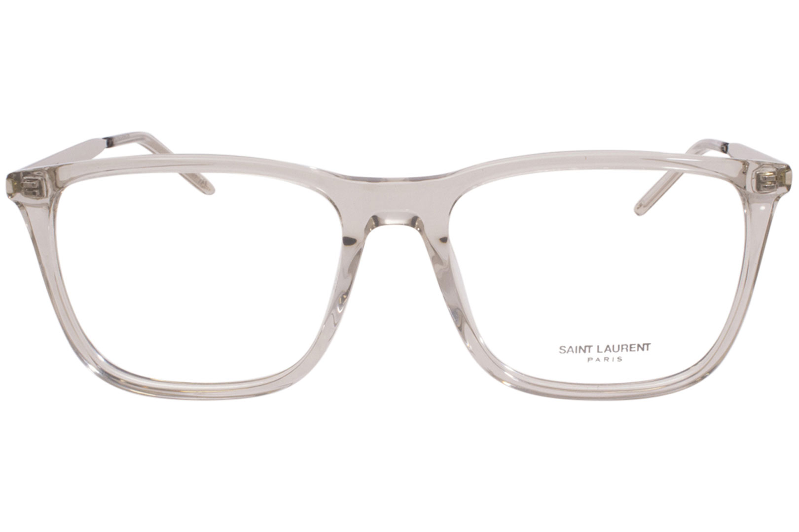 Saint Laurent Eyeglasses SL345 005 Clear/Crystal Transparent Full Rim ...