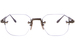 Akoni Juno-One AKX-308 Titanium Eyeglasses Rimless Square Shape