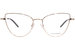 Alexander McQueen AM0268O Eyeglasses Women's Full Rim Cat Eye