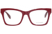 Alexander McQueen AM0388O Eyeglasses Women's Full Rim Square Shape