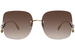 Alexander McQueen AM0390S Sunglasses Women's Square Shape