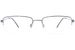 Aristar by Charmant AR30708 Eyeglasses Men's Semi Rim Rectangular Optical Frame