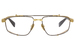 Balmain Brigade-V BPX-142 Titanium Eyeglasses Full Rim Rectangle Shape