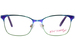 Betsey Johnson Be Kind Eyeglasses Youth Kids Girl's Full Rim Square Shape