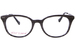 Betsey Johnson Bisous-Bisous Eyeglasses Women's Full Rim Oval Shape