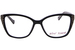 Betsey Johnson Risque Eyeglasses Women's Full Rim Cat Eye