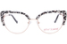 Betsey Johnson Showtime Eyeglasses Women's Full Rim Cat Eye