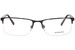 Burberry Men's Eyeglasses BE1282 BE/1282 Half-Rim Optical Frame