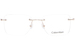 Calvin Klein CK22125TB Eyeglasses Rimless Rectangle Shape