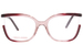 Carolina Herrera CH/0004 Eyeglasses Women's Semi Rim Rectangle Shape