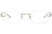 Cartier Core Range CT0058O Eyeglasses Rimless Oval Shape