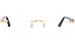 Cartier Core Range CT0287O Eyeglasses Rimless Rectangle Shape