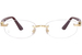 Cartier Core Range CT0318O Eyeglasses Rimless Oval Shape