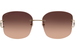 Cartier CT0037RS Sunglasses Women's Square Shape