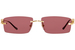 Cartier CT0430S Sunglasses Rectangle Shape