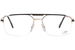 Cazal 7098 Eyeglasses Men's Semi Rim Rectangle Shape