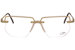 Cazal 742 Eyeglasses Men's Semi Rim Pilot Optical Frame