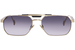 Cazal 757 Sunglasses Titanium Rectangle Shape