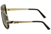 Cazal Legends Men's 662/3 001SG Black/Gold Sunglasses 60mm