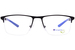 Champion Gel Eyeglasses Men's Semi Rim Oval Shape