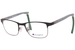 Champion Hattrick Eyeglasses Youth Boy's Full Rim Square Shape Tri-Flex