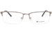 Champion Pushx Eyeglasses Men's Semi Rim Rectangular Optical Frame