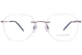 Charmant CH16705 Titanium Eyeglasses Women's Rimless Round Shape