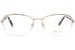 Chopard VCHC72S Eyeglasses Women's Semi Rim Square Shape