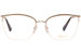 Chopard VCHD13S Eyeglasses Women's Semi Rim Cat Eye Optical Frame