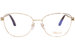 Chopard VCHF17S Eyeglasses Women's Full Rim Cat-Eye Optical Frame