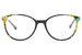 Coco Song CCS146 Eyeglasses Frame Women's Full Rim Cat Eye