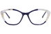 Coco Song CCS147 Eyeglasses Women's Full Rim Cat Eye