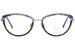 Coco Song CCS178 Eyeglasses Women's Full Rim Cat Eye