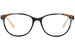 Coco Song Sherry Red CV254 Eyeglasses Women's Full Rim Oval Shape