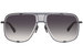 Dita Men's Mach-Five DRX-2087 18K Gold Fashion Pilot Titanium Sunglasses