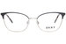 DKNY DK1023 Eyeglasses Women's Full Rim Rectangle Shape