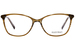 Ellen Tracy Santry Eyeglasses Women's Full Rim Square Shape